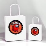 Άσπρη Τσάντα Δώρου Among Us