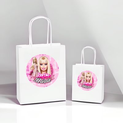 Άσπρη Τσάντα Δώρου Barbie