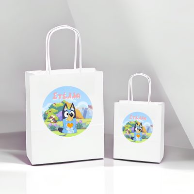 Άσπρη Τσάντα Δώρου Bluey