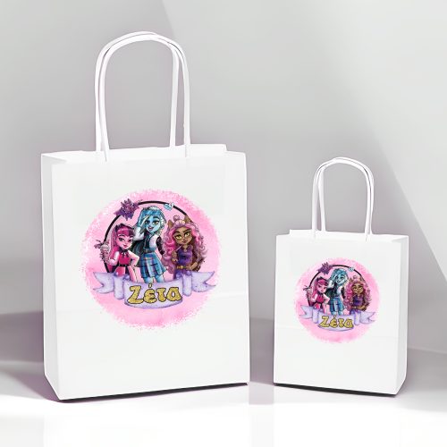 Άσπρη Τσάντα Δώρου Monster High