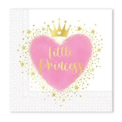 Χαρτοπετσέτες πάρτυ Little Princess 20 τεμ