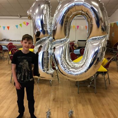 Γίγας Μπαλόνια Αριθμοί Ασημί 163 cm – 64″