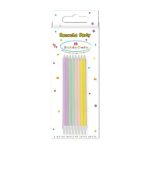 Κεράκια τούρτας Pastel Birthday 16 τεμ