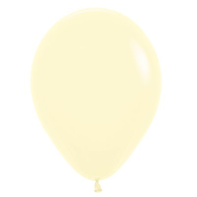 Κίτρινο Pastel Matte λάτεξ Μπαλόνι