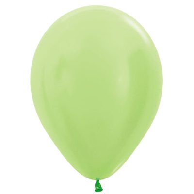 Λαχανί Lime περλέ λάτεξ Mπαλόνι