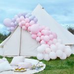 Λιλά Pastel Matte λάτεξ Μπαλόνι