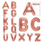 Mini Μπαλόνια Γράμματα Rosegold 36cm