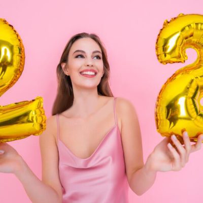 Mini Shape Μπαλόνια Αριθμοί Χρυσό 40 cm – 16″