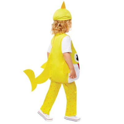 Παιδική Στολή Baby Shark κίτρινο