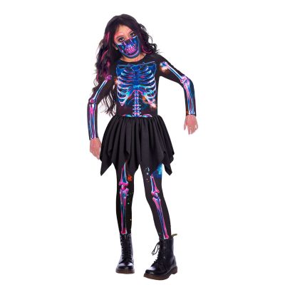Παιδική Στολή Neon Skeleton Girl