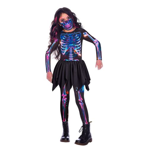 Παιδική Στολή Neon Skeleton Girl