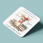 Σουβέρ Χριστουγεννιάτικο - Ταρανδάκι με Γυαλιά