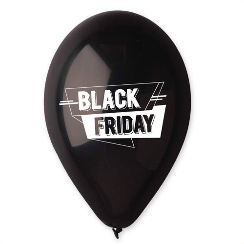 13 Μπαλόνι τυπωμένο Black Friday μαύρο pop up 25 τεμ