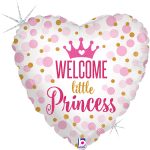 18'' Μπαλόνι γέννησης Καρδιά Little Princess NO PKG