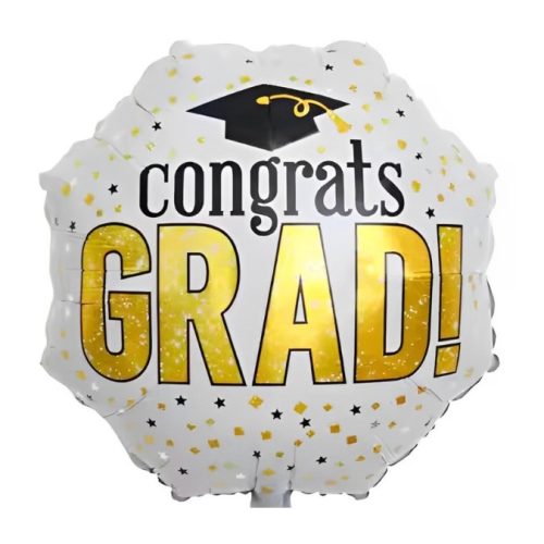 18″ Μπαλόνι Αποφοίτησης Οκτάγωνο Congrats Grad