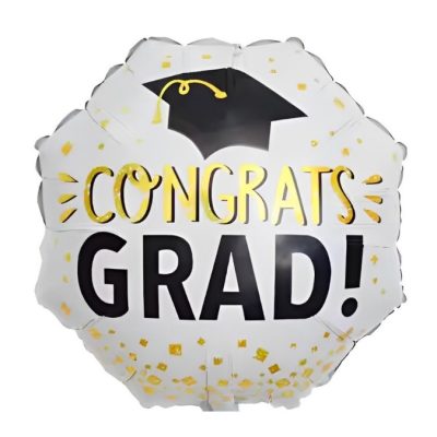 18″ Μπαλόνι Αποφοίτησης Οκτάγωνο Congrats Grad