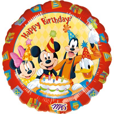 18 Μπαλόνι Mickey και παρέα Happy Birthday