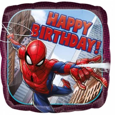 18 Μπαλόνι Spiderman Happy Birthday