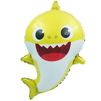 27″ Μπαλόνι Καρχαριάκι κίτρινο