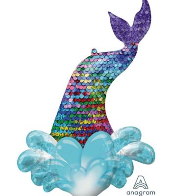 39 Μπαλόνι Ουρά Γοργόνας με πούλιες