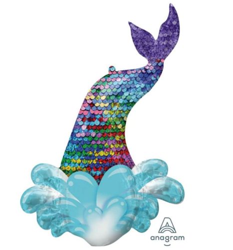 39 Μπαλόνι Ουρά Γοργόνας με πούλιες