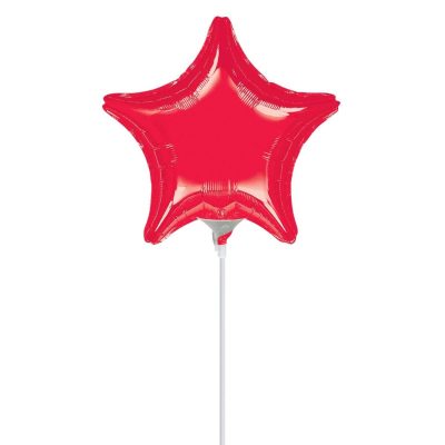 9″ Mini Shape Μπαλόνι κόκκινο Αστέρι