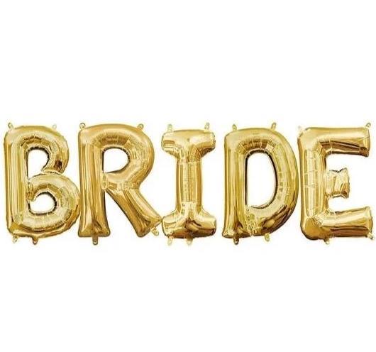 Μπαλόνι χρυσό Bride (5 τεμ) Μπαλόνι χρυσό Bride (5 τεμ)