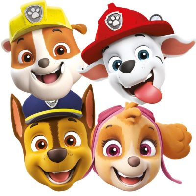 Χάρτινες Μάσκες  Paw Patrol 8 τεμ