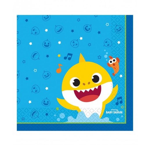 Χαρτοπετσέτες Baby Shark 16 τεμ