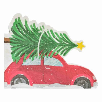 Χαρτοπετσέτες Christmas Car 16 τεμ