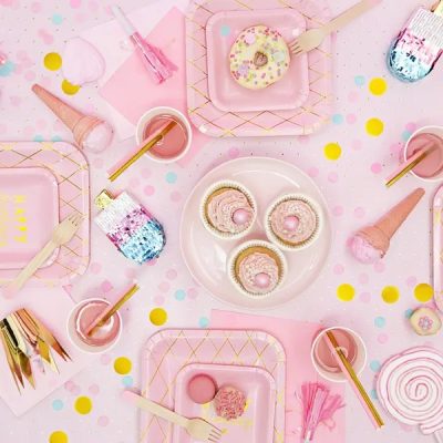 Χαρτοπετσέτες πάρτυ Ροζ απαλό 20 τεμ