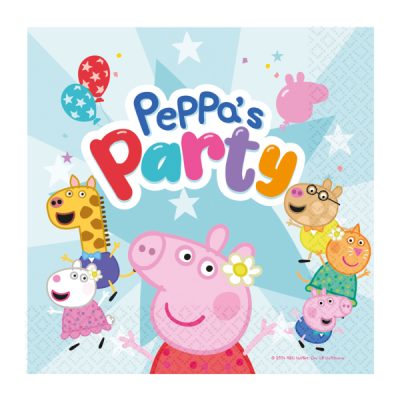 Χαρτοπετσέτες Peppa’s Party 16 τεμ