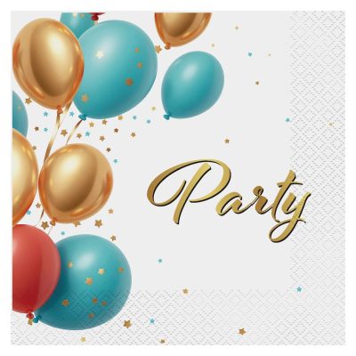 Χαρτοπετσέτες φαγητού Party Balloons 20 τεμ