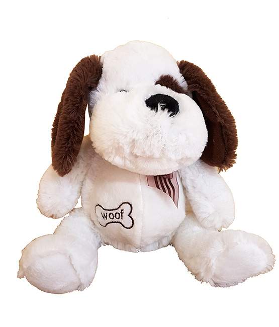 Χνουδωτό άσπρο Σκυλάκι Woof