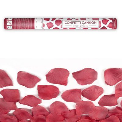 Κανονάκι κομφετί Κόκκινα Ροδοπέταλα