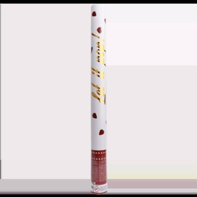 Κανονάκι κομφετί με κόκκινα ροδοπέταλα