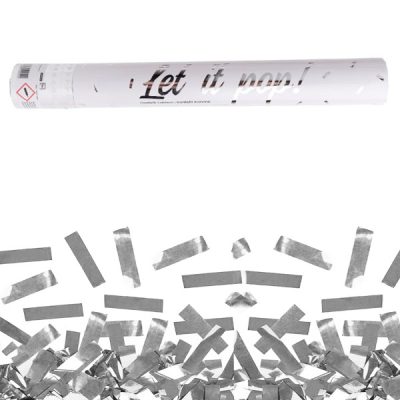 Κανονάκι με Ασημί κομφετί