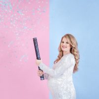 Κανονάκι με κομφετί για Gender Reveal