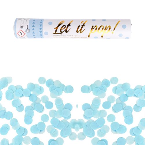 Κανονάκι με μπλε κομφετί