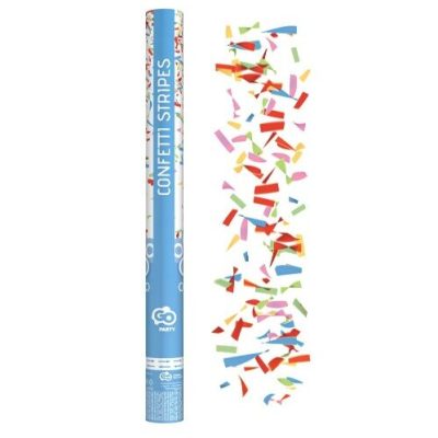 Κανονάκι με πολύχρωμο κομφετί Stripes