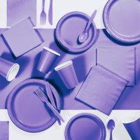 Μοβ είδη πάρτυ μικρογραφία