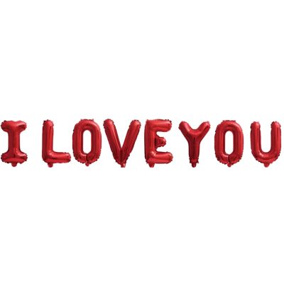 Μπαλόνια φράση ‘I LOVE YOU’ 8 τεμ