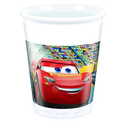 Πλαστικά Ποτήρια πάρτυ Αυτοκίνητα Cars 8 τεμ