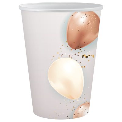 Ποτήρια Rosegold Birthday 6 τεμ