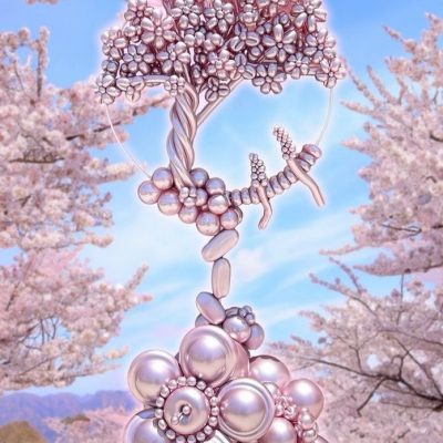 Ροζ Blossom Silk Λάτεξ Μπαλόνι