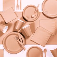 Ροζ Χρυσά είδη πάρτυ μικρογραφία