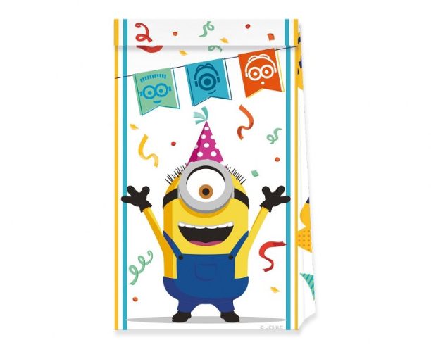 Σακουλάκια δώρων Minions 4 τεμ