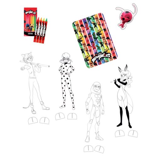 Σετ δωράκια Ζωγραφικής Miraculous Ladybug 24 τεμ