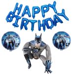 Σετ Μπαλόνια Batman Happy Birthday 16 τεμ