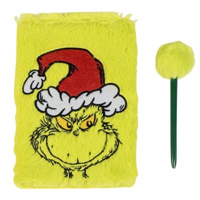 Σημειωματάριο Grinch με στυλό